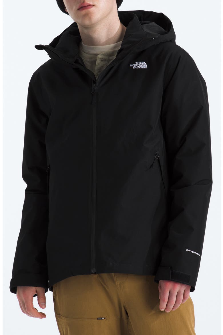 Carto Mono TriClimate® Waterproof 3-in-1 Jacket, Main, color, TNF BLACK