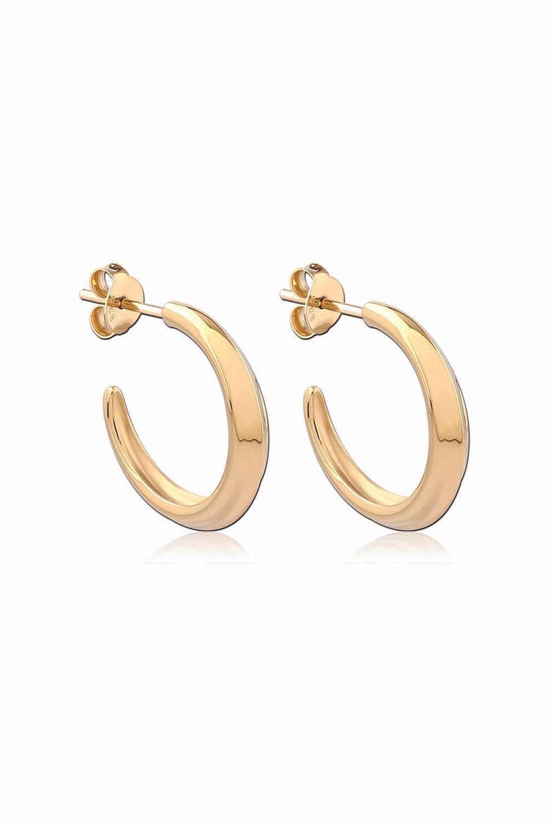 Crescent Hoops, Alternate, color, Gold