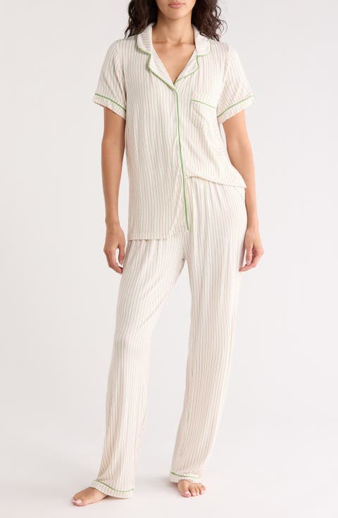 Notch Collar Pajamas