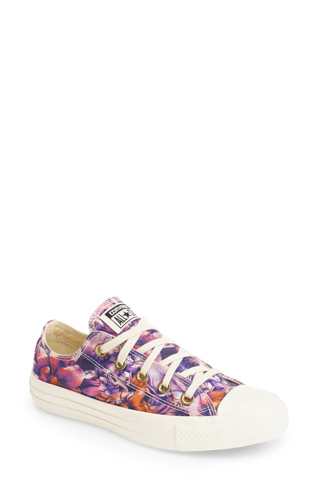 Converse Chuck Taylor<sup>®</sup> Floral Print Sneaker, Main, color, 