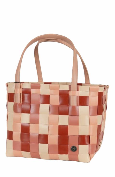 Color Block Recycled Tote Bag