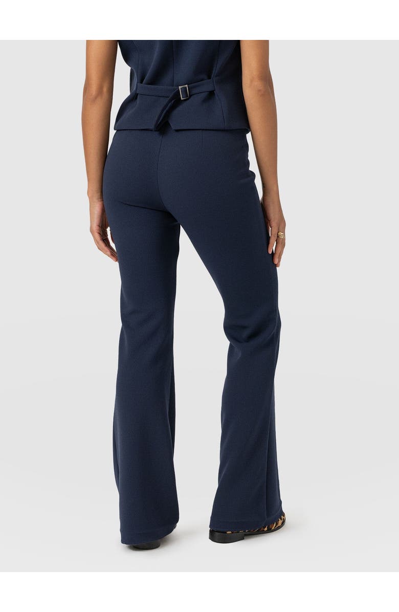 Saint + Sofia Freya Flared Pant, Alternate, color, Navy