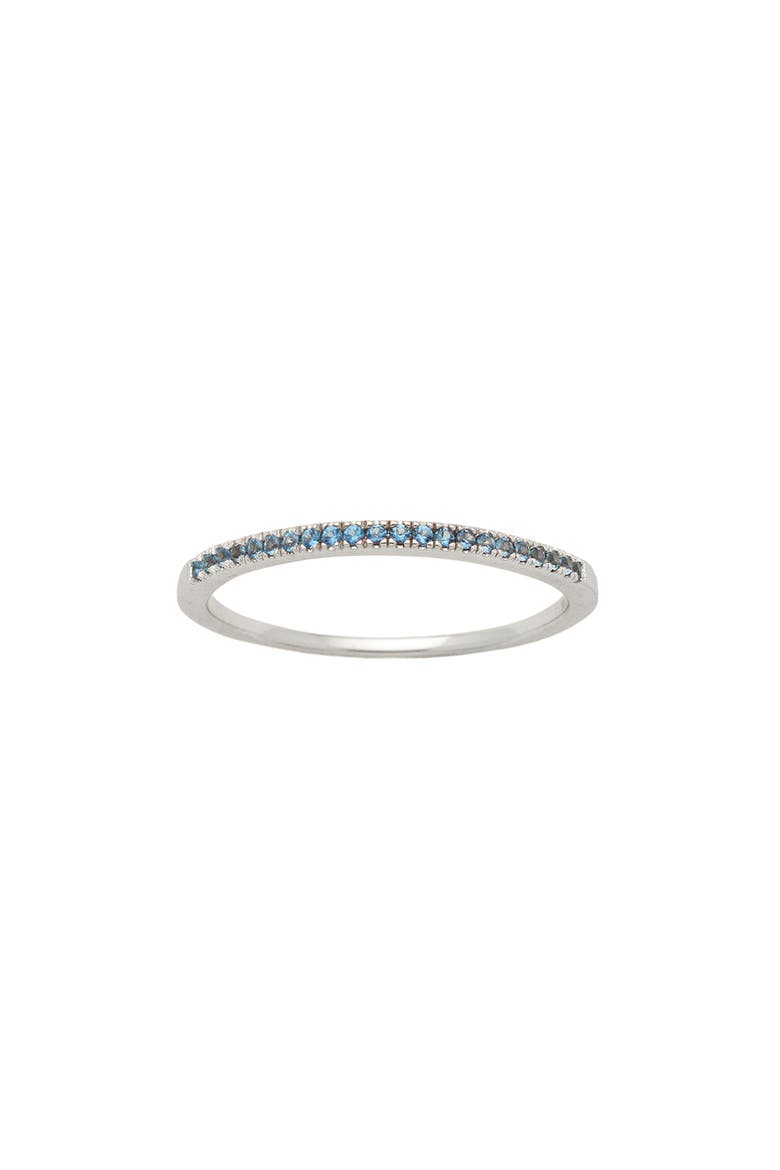 Birthstone Stacking Ring, Main, color, SILVER DECEMBER