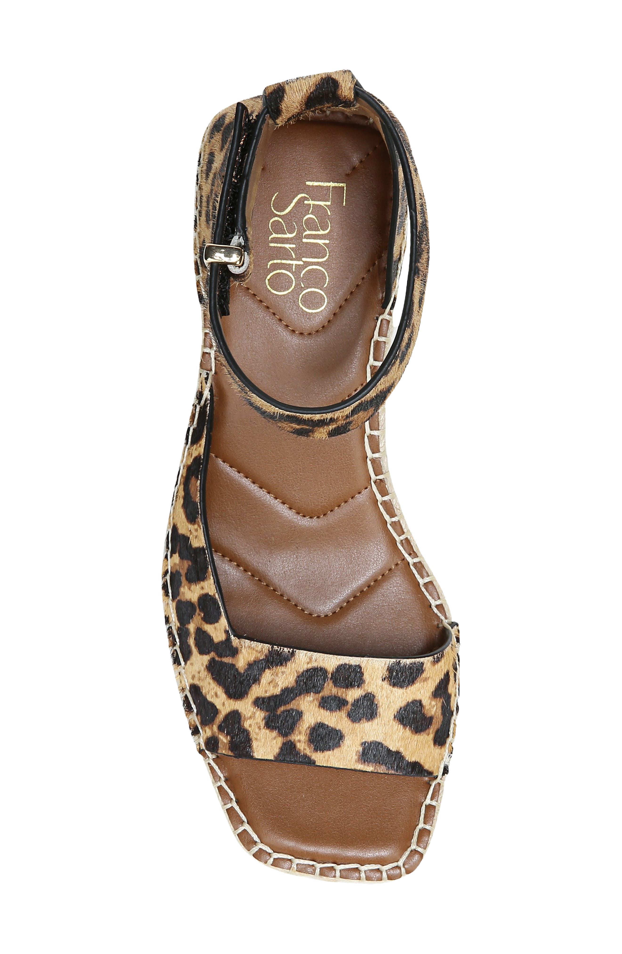 Camera Espadrille Wedge Sandal, Alternate, color, CAMEL CALF HAIR