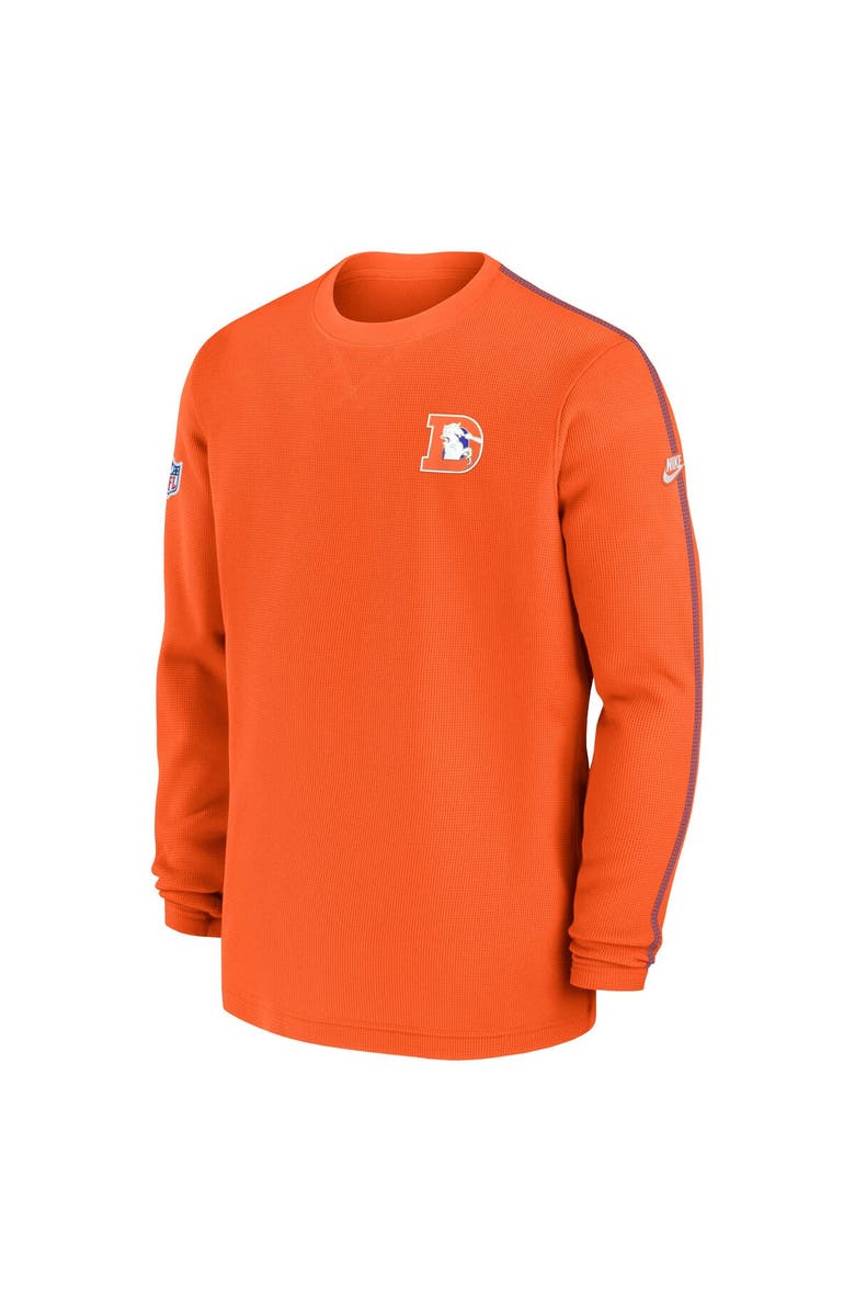 Nike Men's Nike Orange Denver Broncos Alternate Logo Coach Long Sleeve Top, Alternate, color, Orange