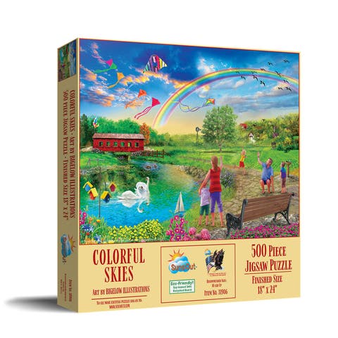 Colorful Skies 500 piece Jigsaw Puzzle for Adults