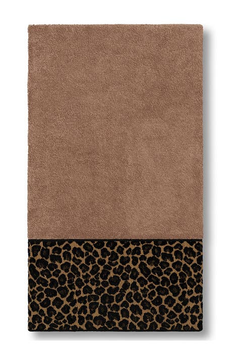 Spots Embellished Bath Towel - Latte