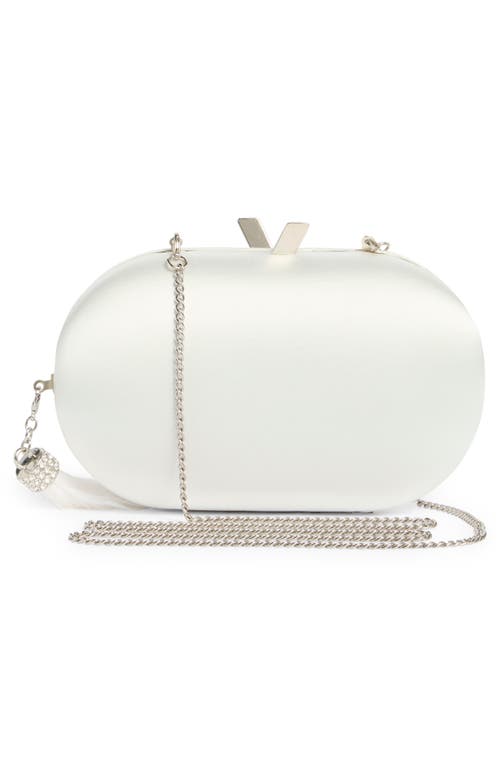 Olga Berg Jenna Feather Tassel Clutch In Multi