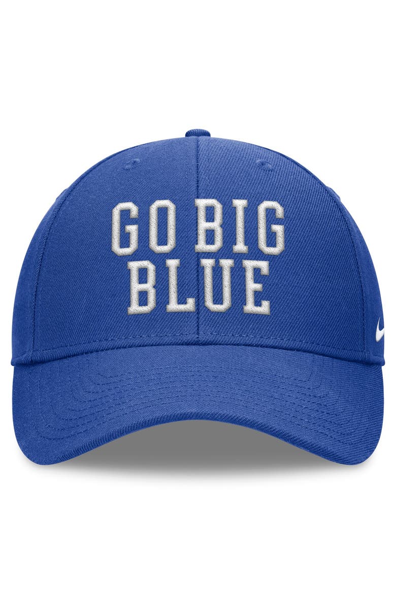 Men's Nike Royal Kentucky Wildcats Local Rise Adjustable Hat, Alternate, color, Royal