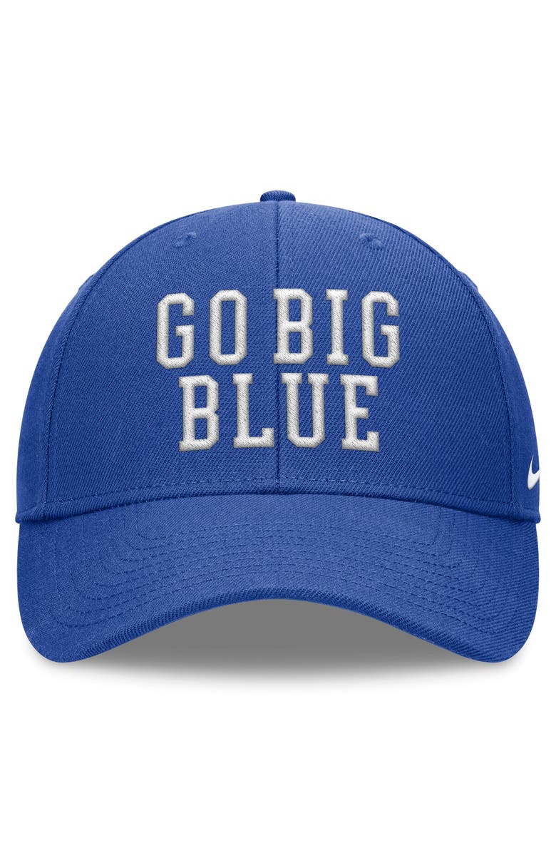 Nike Men's Nike Royal Kentucky Wildcats Local Rise Adjustable Hat, Alternate, color, Royal