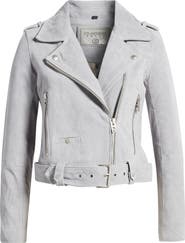 BLANKNYC Suede Moto Jacket