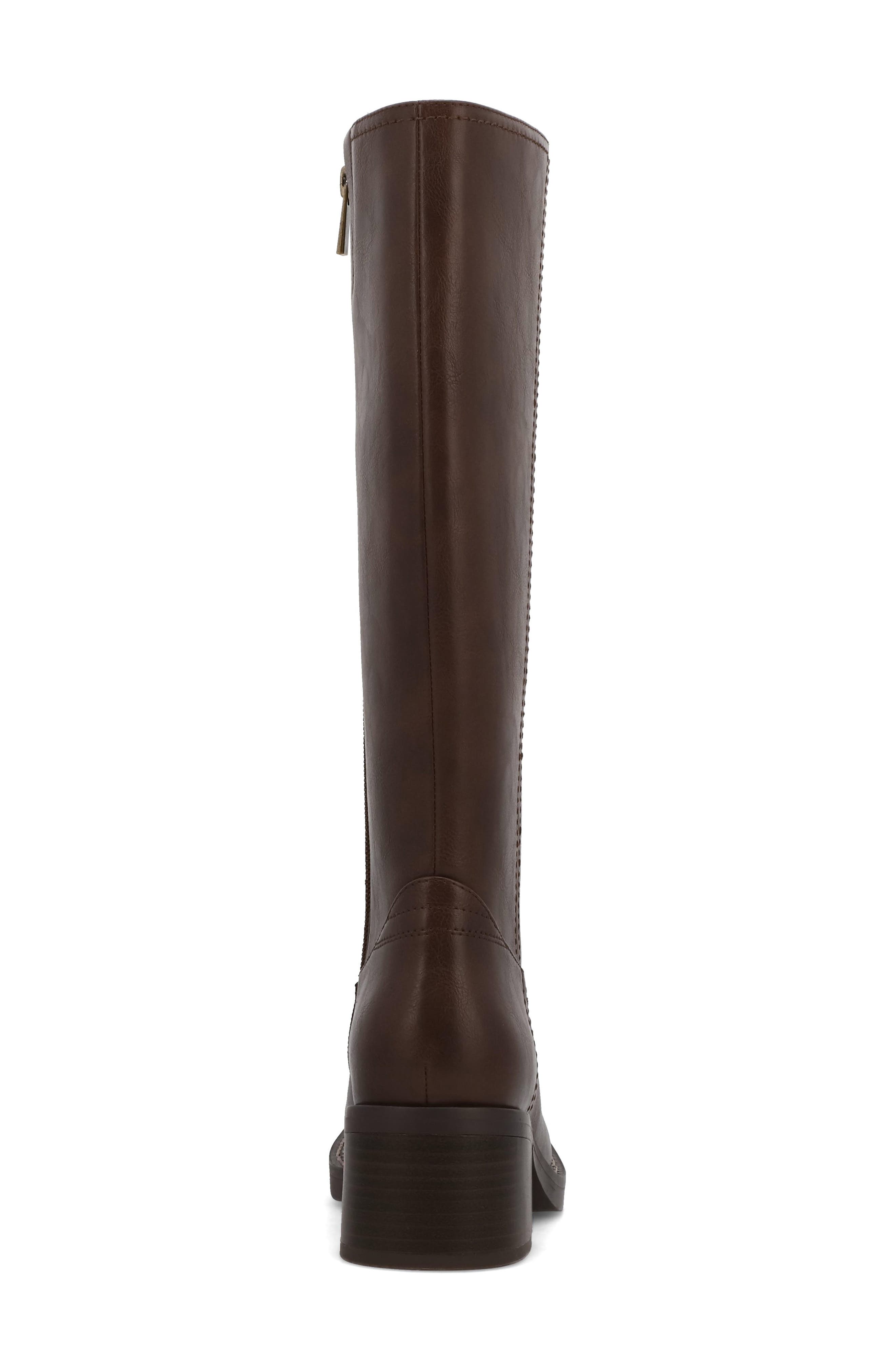 Elias Knee High Boot, Alternate, color, DARK BROWN