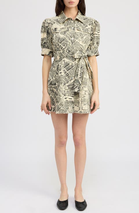 Adira Belted Shirtdress