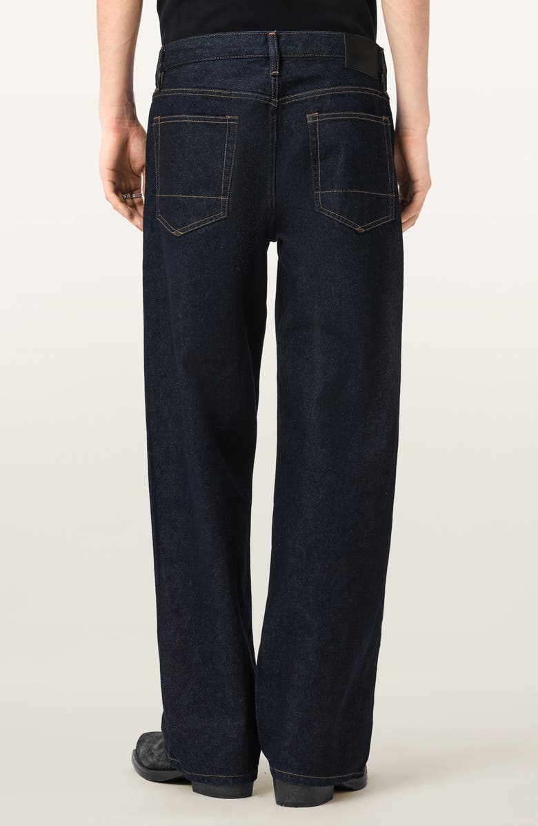 AllSaints Mullen Straight Leg Jeans, Alternate, color, Rinse Selvedge