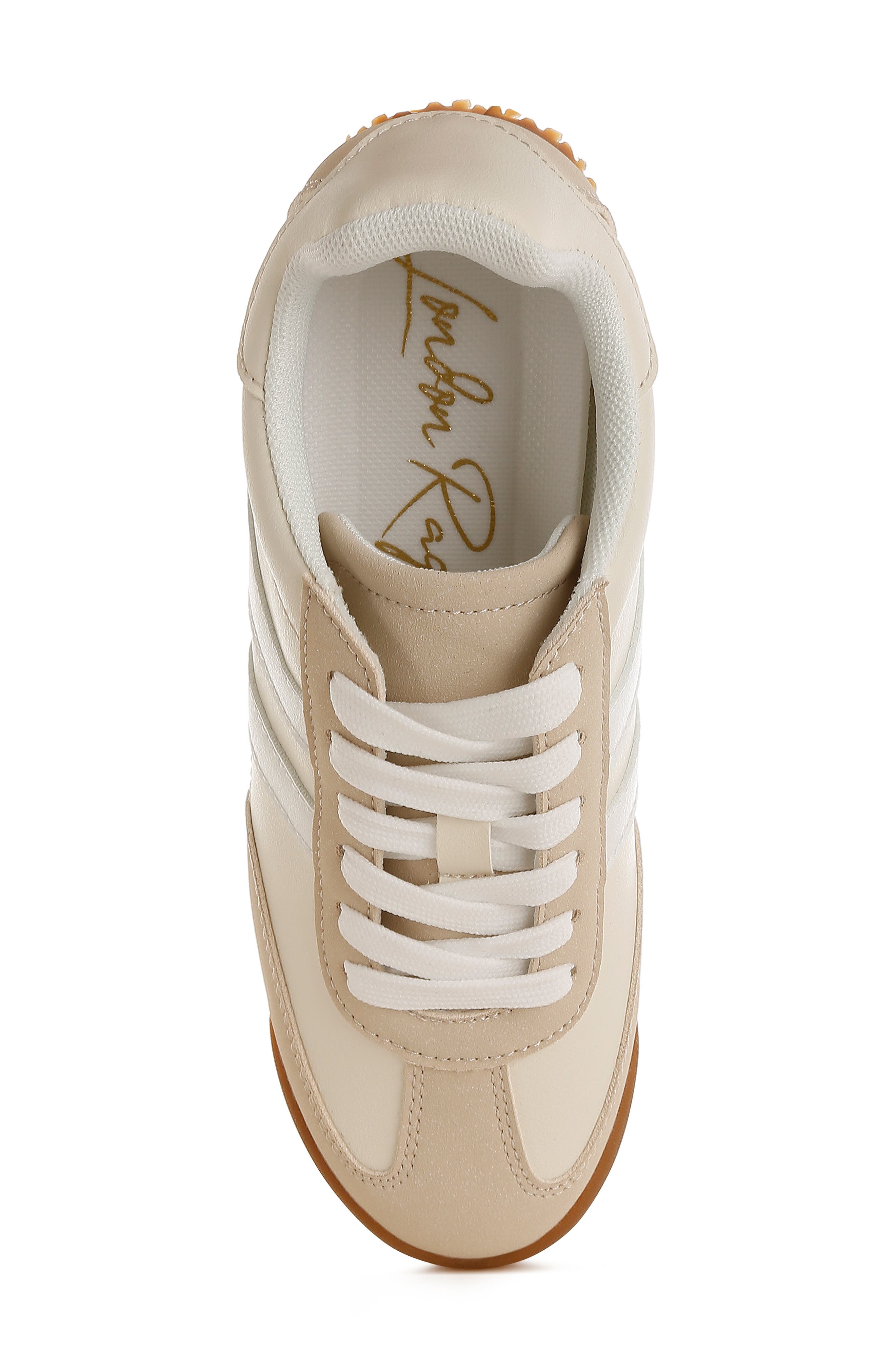 LONDON RAG Peak Burn Sneaker, Alternate, color, Beige