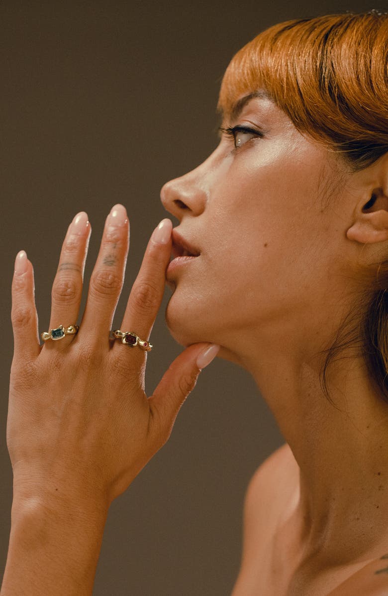 FARIS Prima Topaz Ring, Alternate, color, Gold