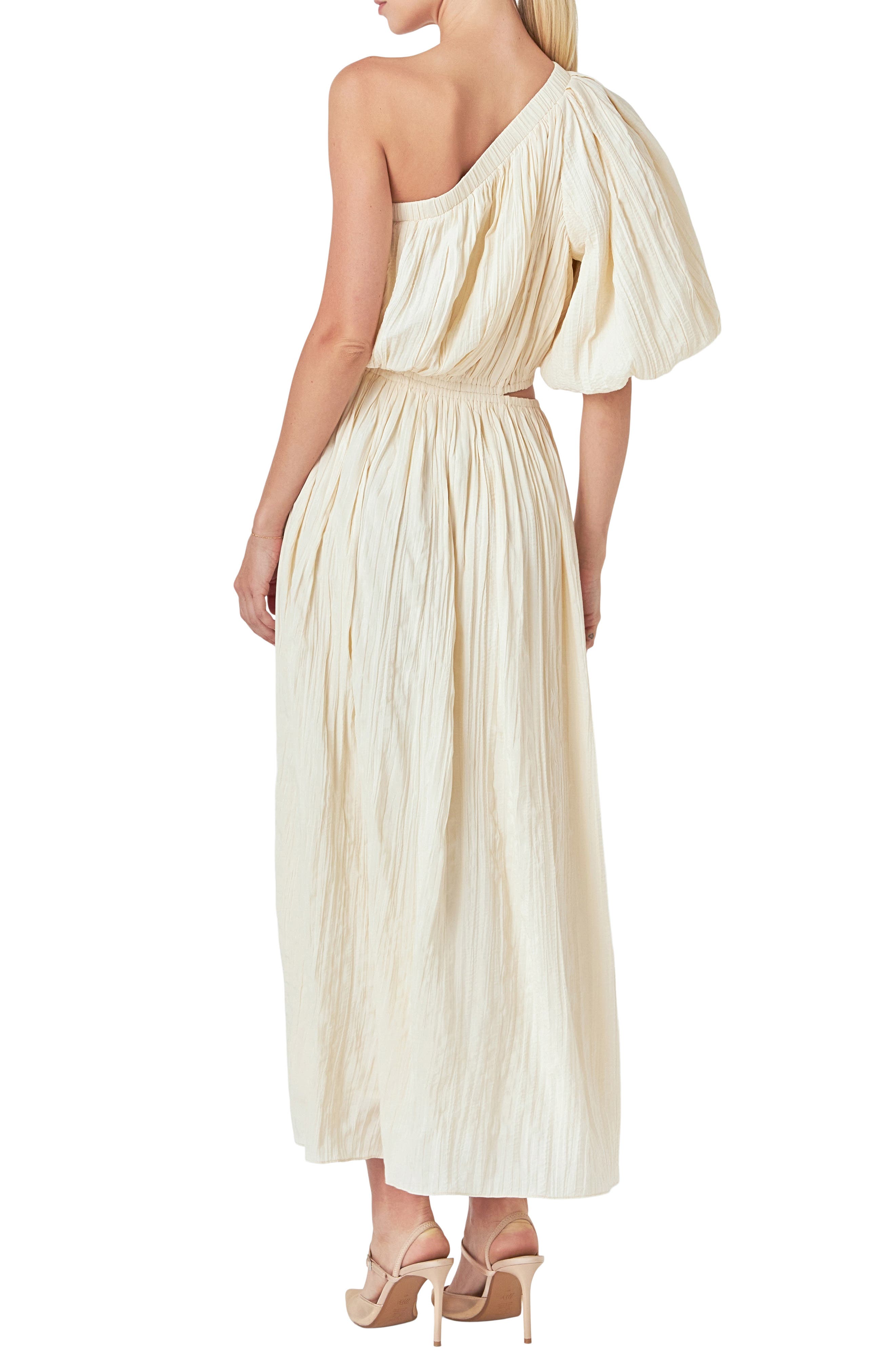 One-Shoulder Cutout Maxi Dress - image 2