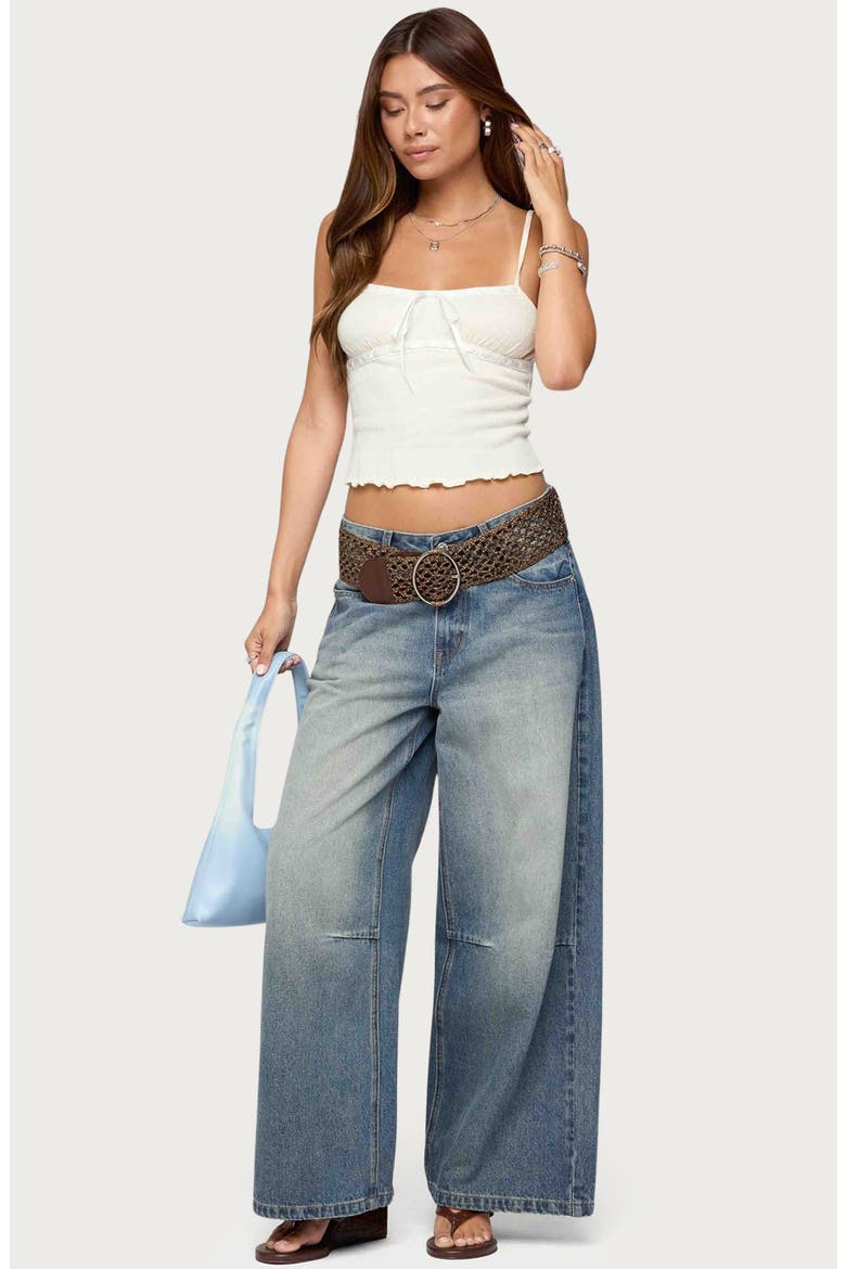 Misty Lacey Textured Crop Camisole, Alternate, color, CREAM