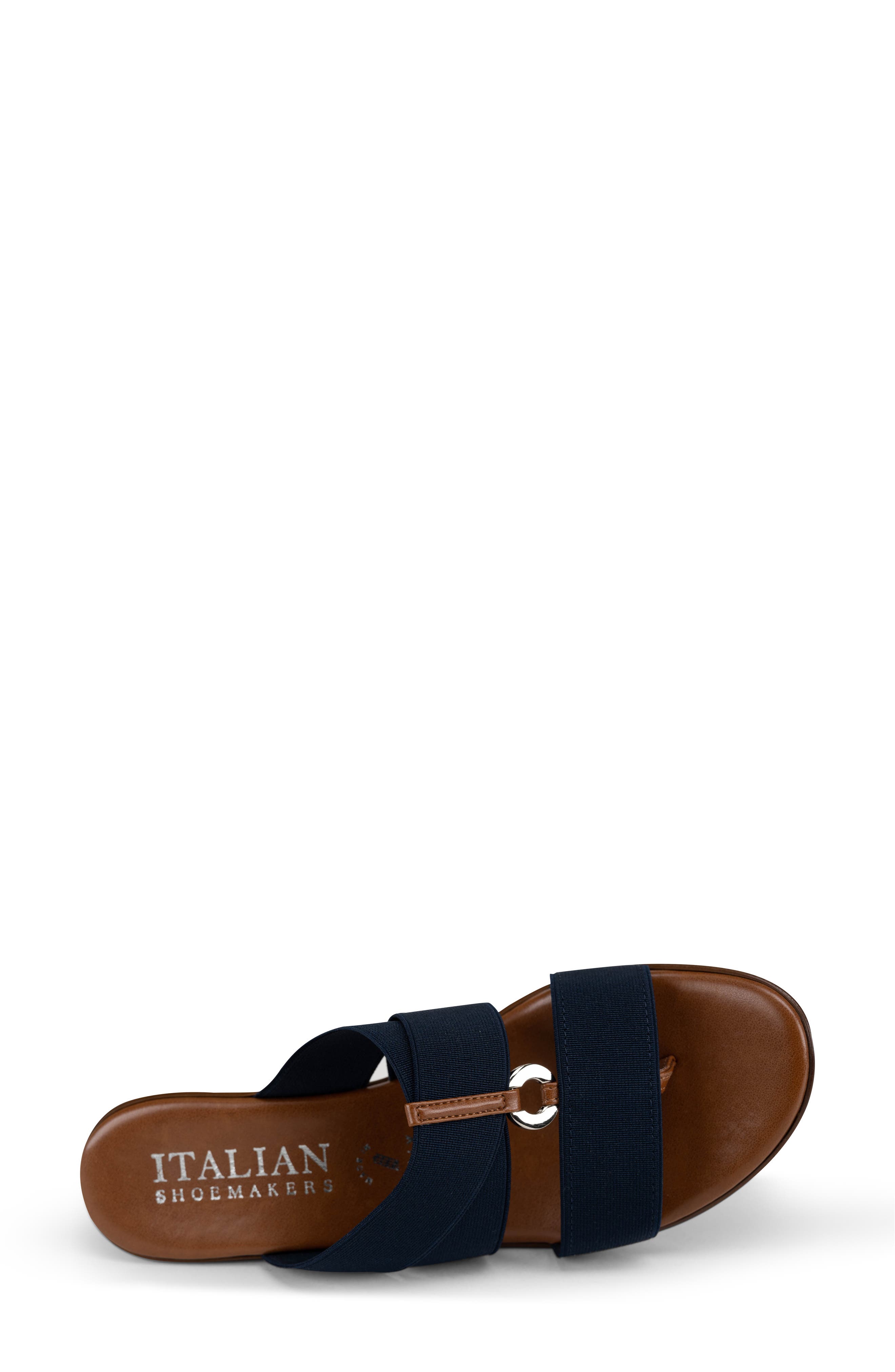 Celsi Wedge Slide Sandal, Alternate, color, NAVY