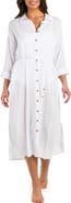 La Blanca Sea Cover Button-Up Cover-Up Dress