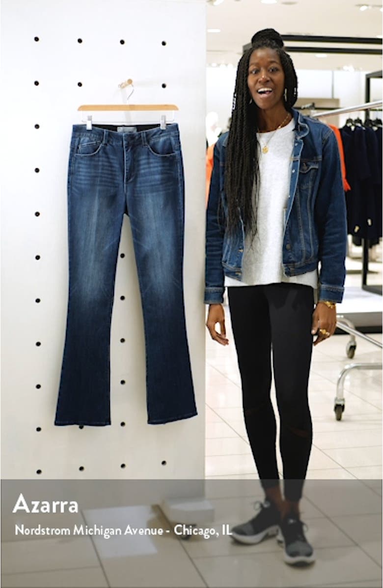 Ab-Solution Itty Bitty High Waist Bootcut Jeans, sales video thumbnail