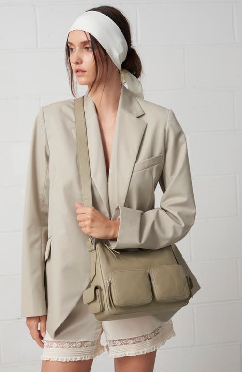 We-ar4 The Cargo Leather Crossbody Bag In Green