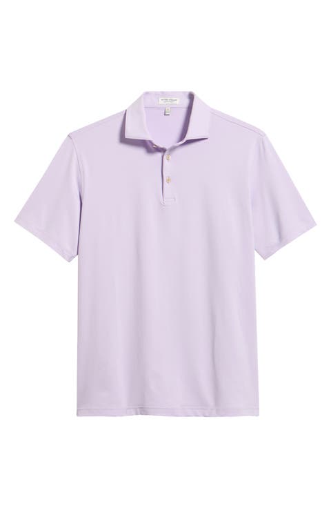 Solid Summer Comfort Performance Jersey Golf Polo