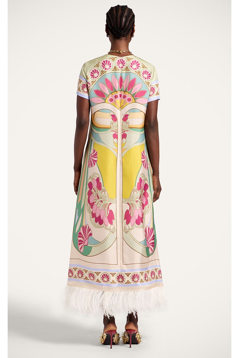Swing Dress, Alternate, color, Tulip Placée Green