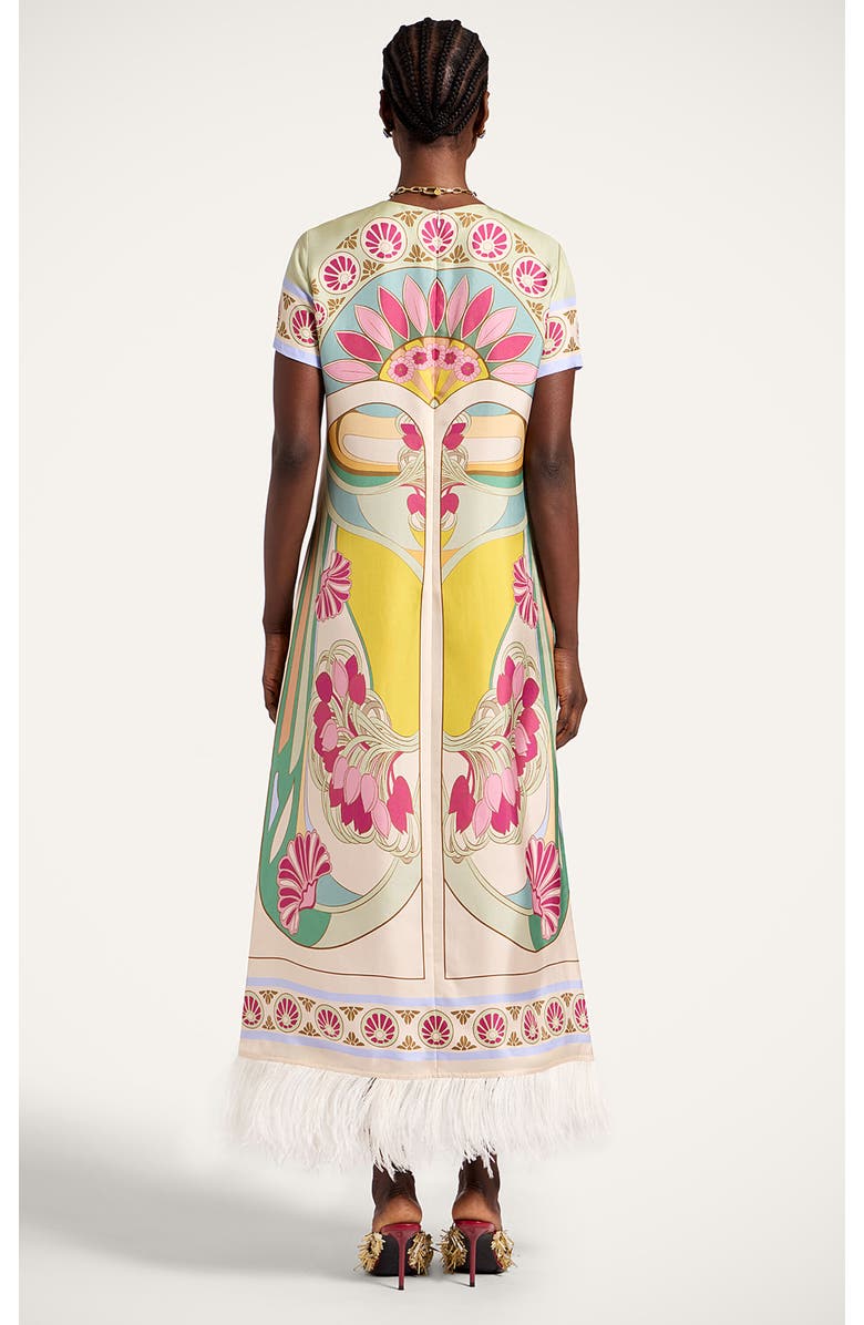 La DoubleJ Swing Dress, Alternate, color, Tulip Placée Green