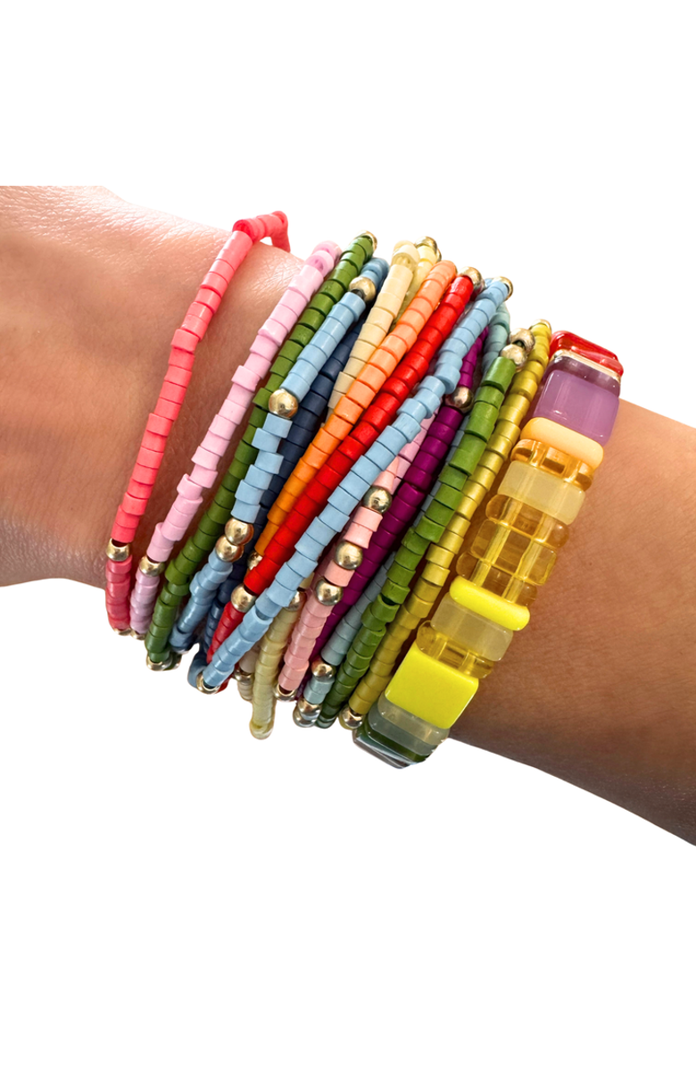 Erin McDermott Jewelry Taylor Bracelet Bundle, Main, color, Yellow