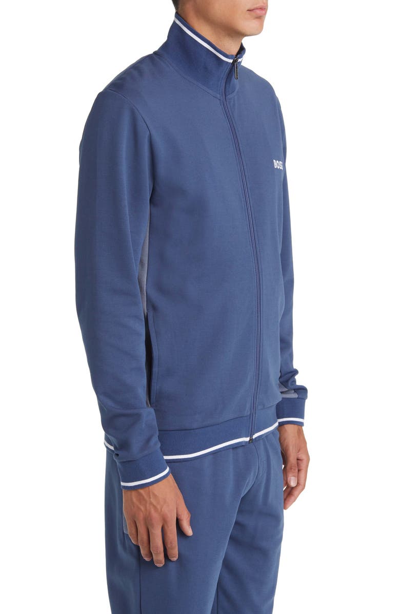 BOSS Tracksuit Lounge Jacket, Alternate, color, 