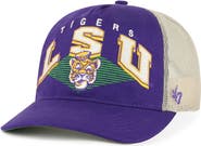 '47 Men's '47 Purple LSU Tigers Pomona Mesh Hitch Adjustable Trucker Hat