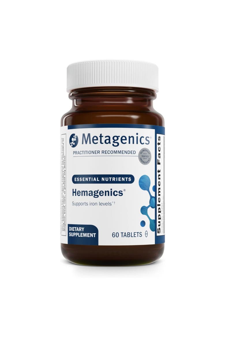 Hemagenics Iron Supplement with B12 B6 and Folate Tablets 60 Tablets, Main, color, None
