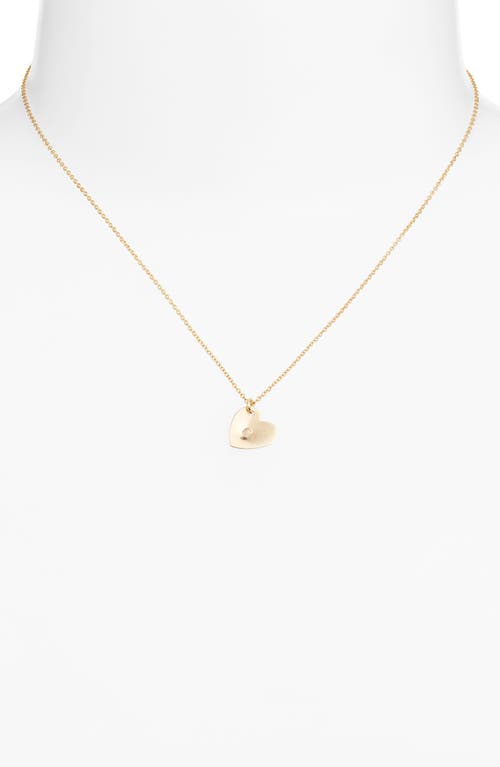 SET & STONES SET & STONES SOPHIA INITIAL HEART PENDANT NECKLACE 