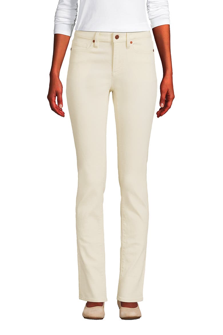 Recover Mid Rise Straight Leg Blue Jeans, Alternate, color, Natural