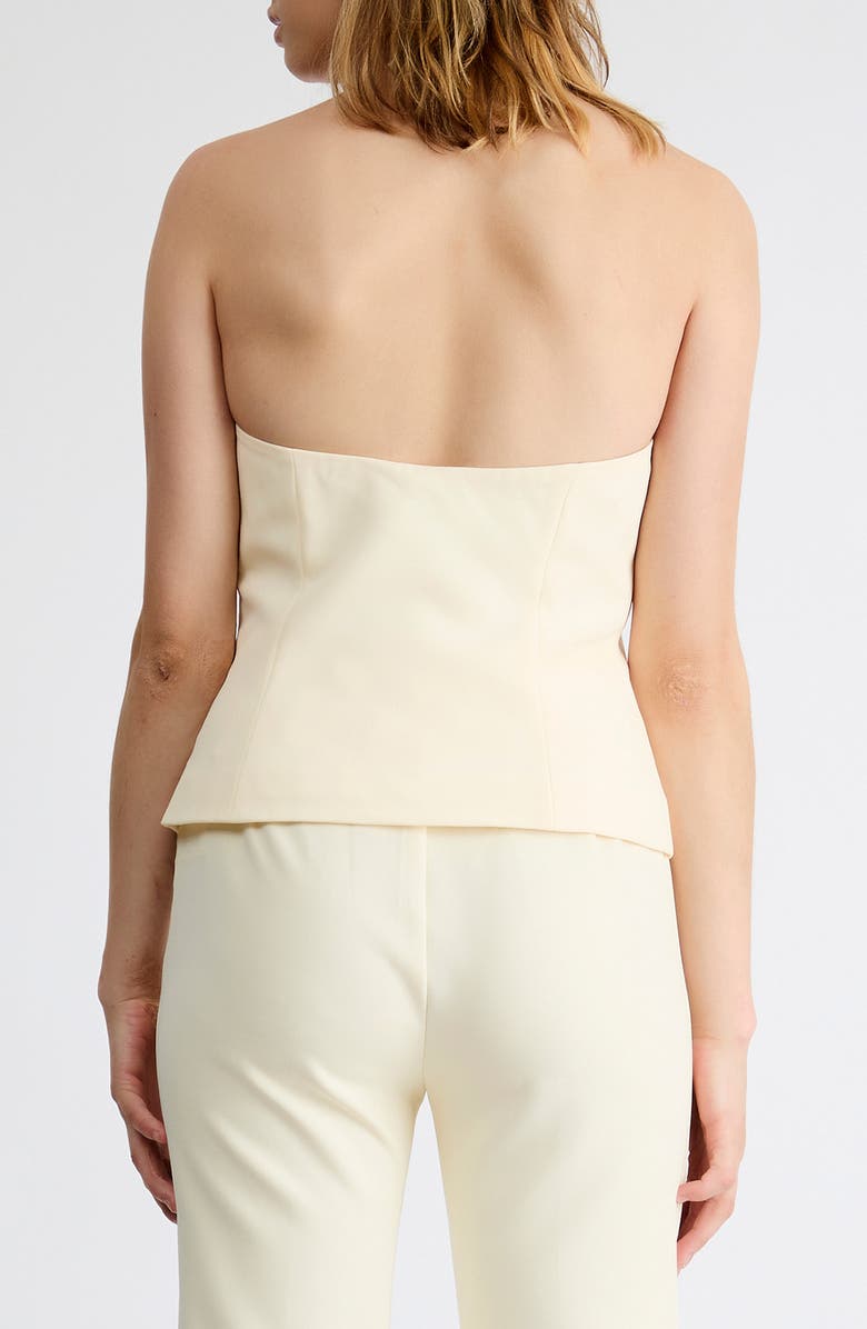 Extro & Vert Imogen Bow Lined Halter Top, Alternate, color, Yellow