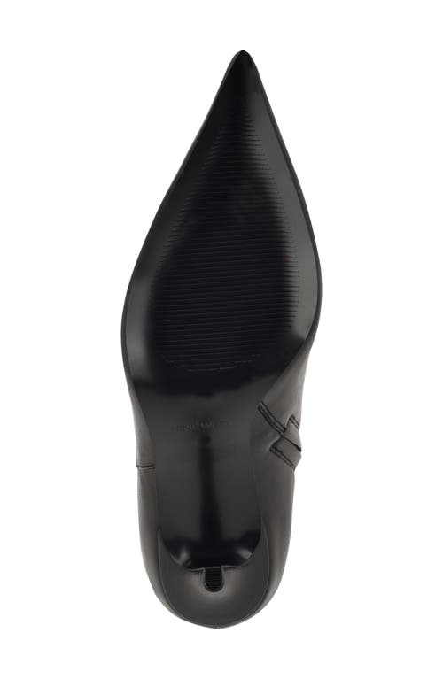 Nine West Gerty Pointed Toe Knee High Boot In Black