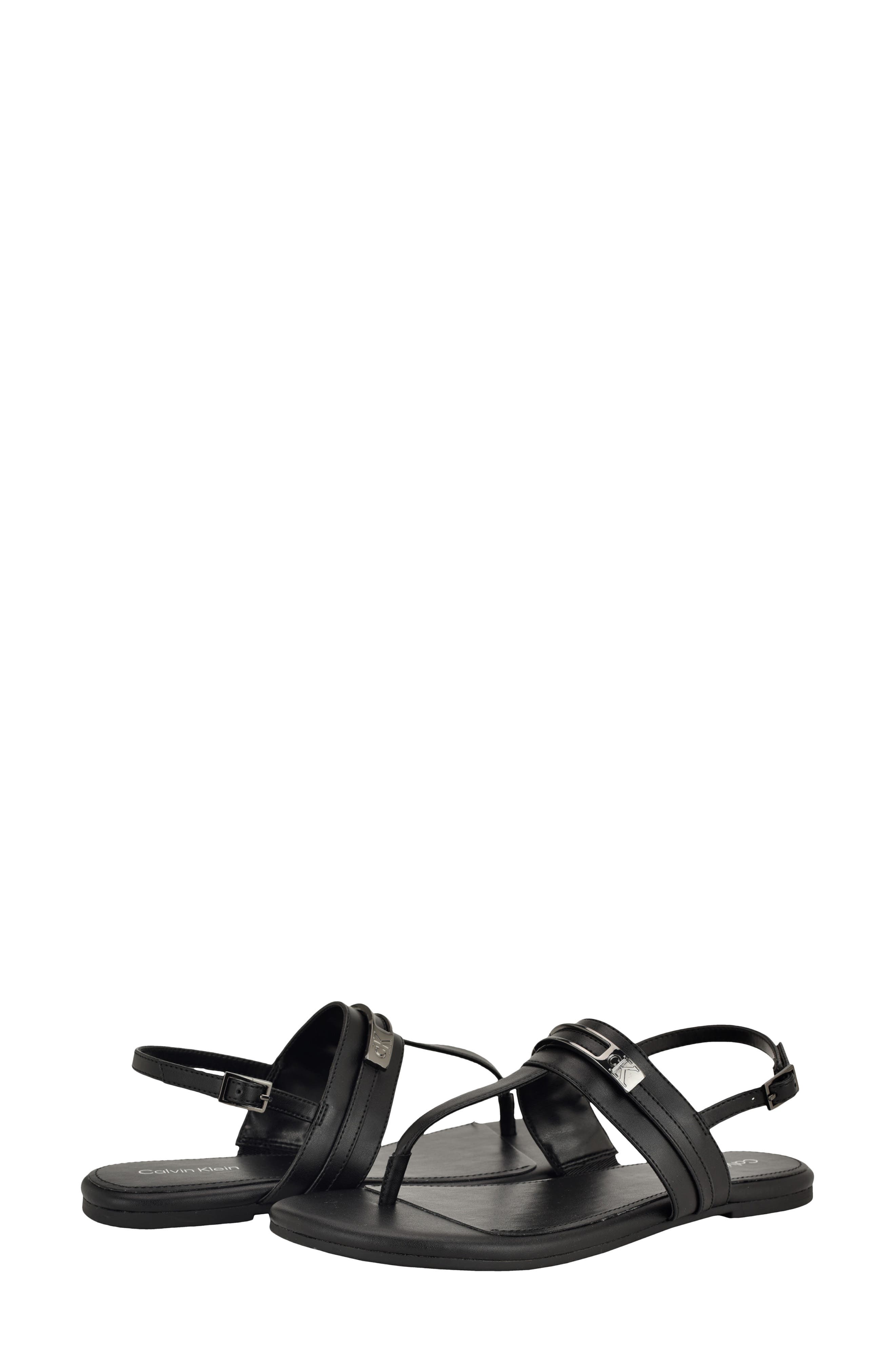 Calvin Klein Bettia Slingback Sandal, Alternate, color, Black