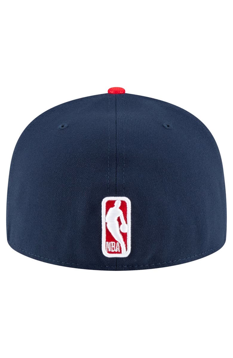 New Era Men's New Era Navy/Red LA Clippers 2-Tone 59FIFTY Fitted Hat, Alternate, color, Navy