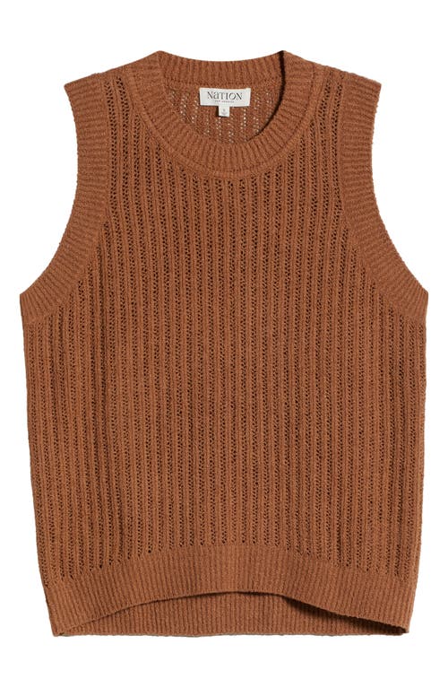 Nation Ltd Elliana Sweater Vest In Praline