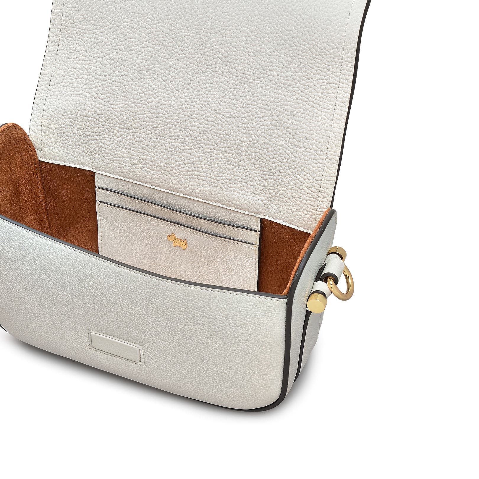 Radley Bathurst Mews - Cutwork Floral Small Flapover Crossbody Bag, Alternate, color, Chalk