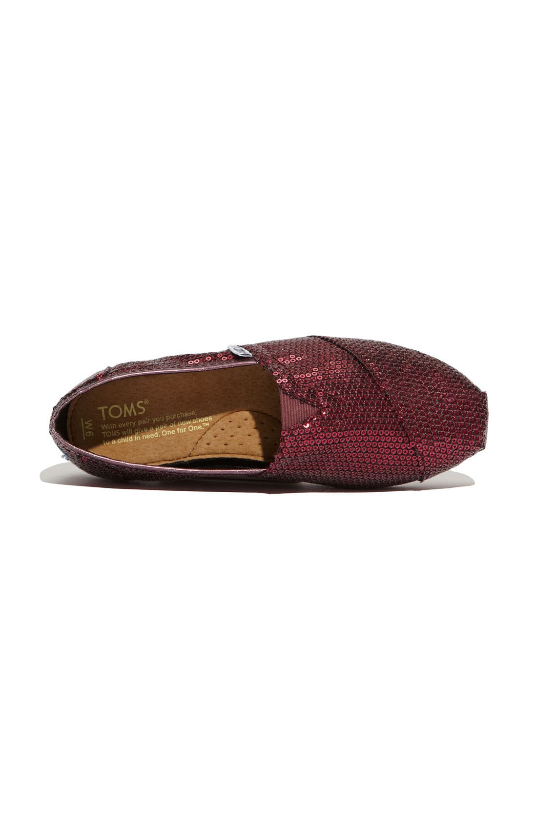 'Classic - Sequins' Slip-On (Nordstrom Exclusive), Alternate, color, PLUM
