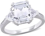 Julianna B. White Topaz & Diamond Estate Ring