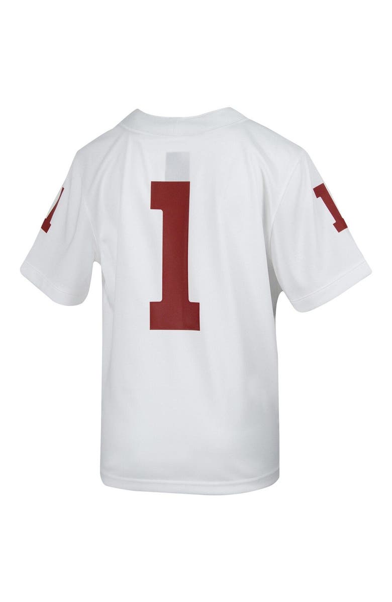 Jordan Brand Youth Jordan Brand #1 White Oklahoma Sooners Untouchable Football Jersey, Alternate, color, 