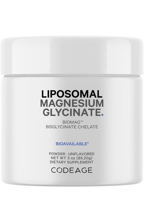 Magnesium Glycinate Powder Supplement 2-Month Supply