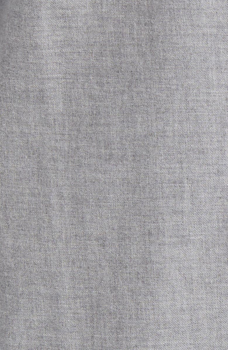 TravisMathew Cloud Flannel Button-Up Shirt, Alternate, color, Heather Quiet Shade