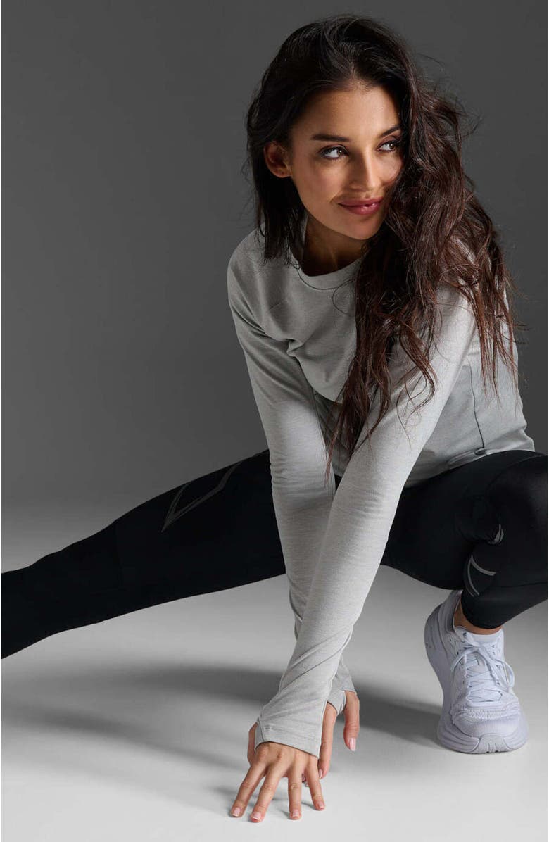 2XU Women's Ignition Shield Compression Tights, Alternate, color, Black/Black Reflective