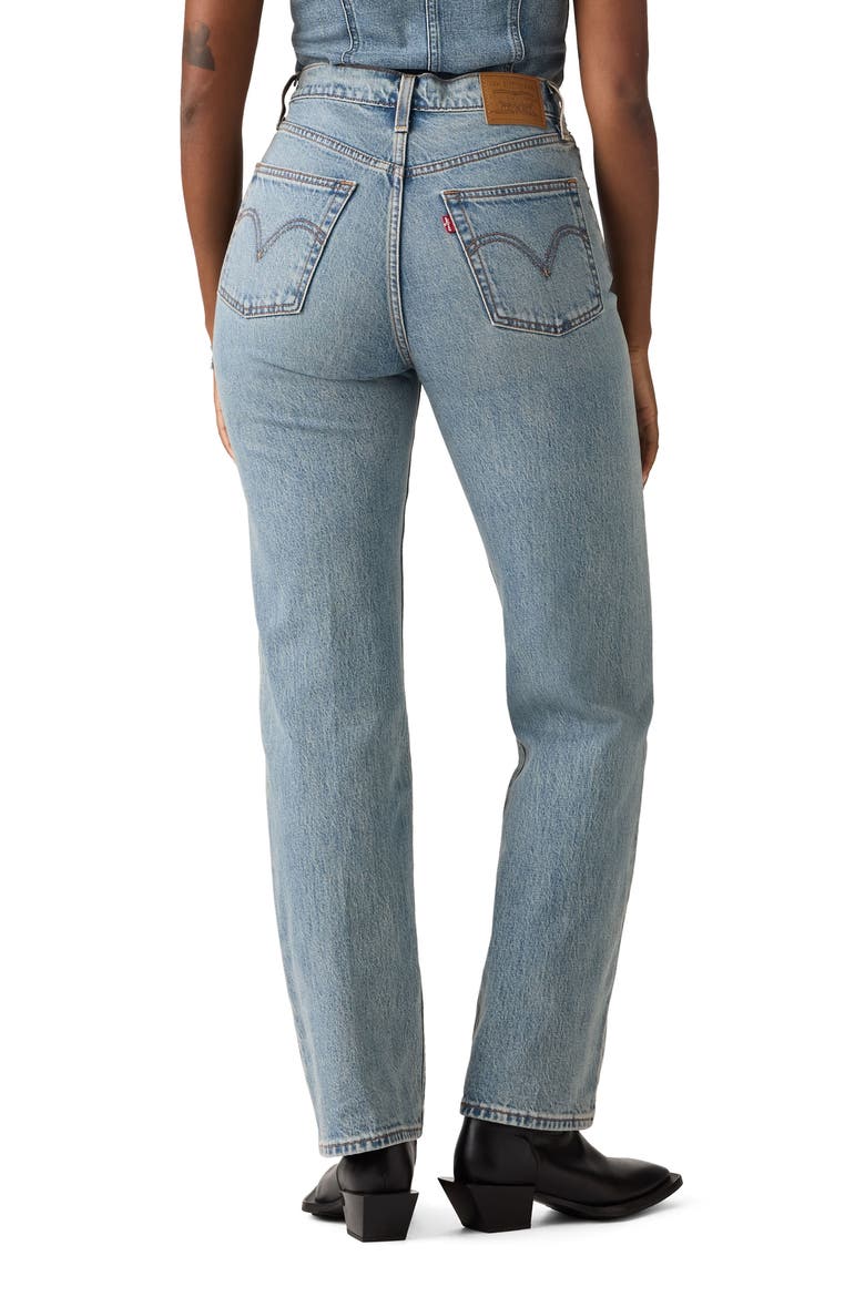 Ribcage Seamed Straight Leg Jeans, Alternate, color, WHAT NOW PSK