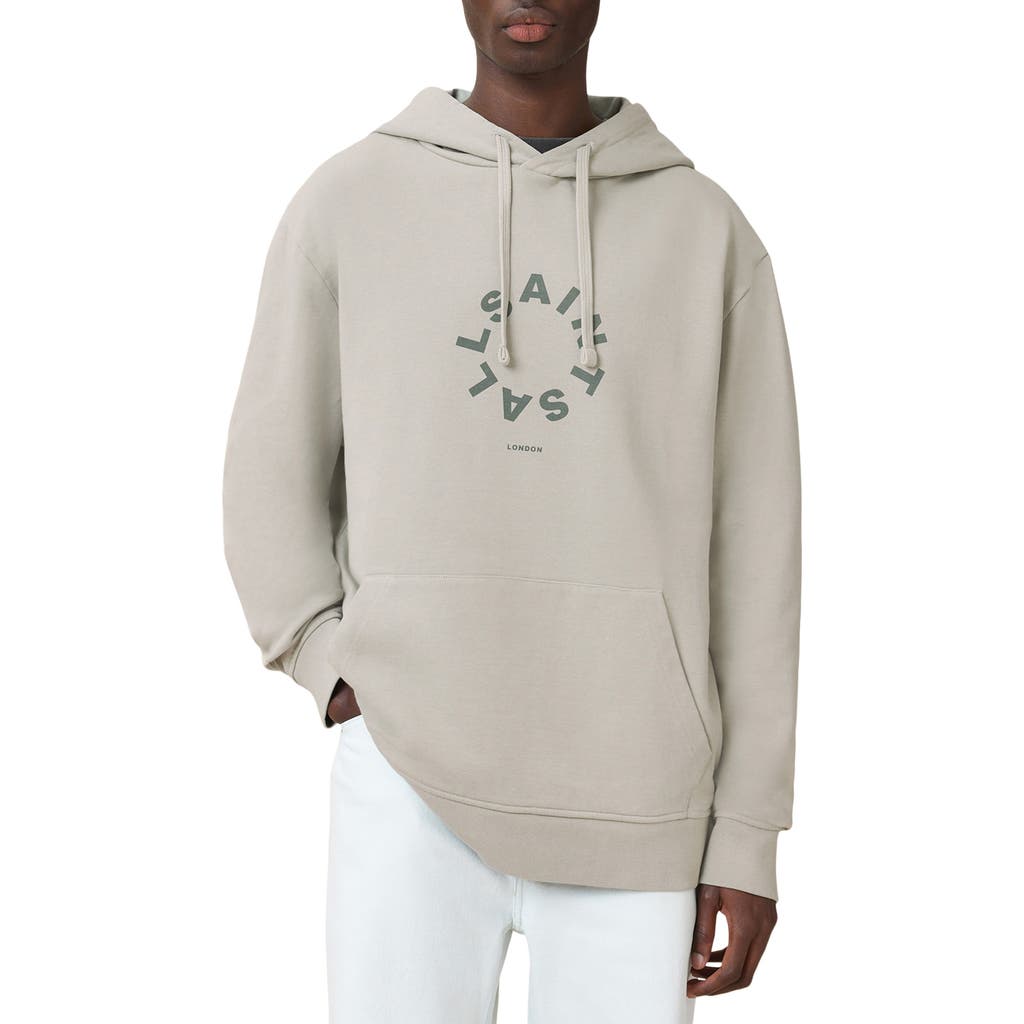 Allsaints Tierra Logo Graphic Hoodie
