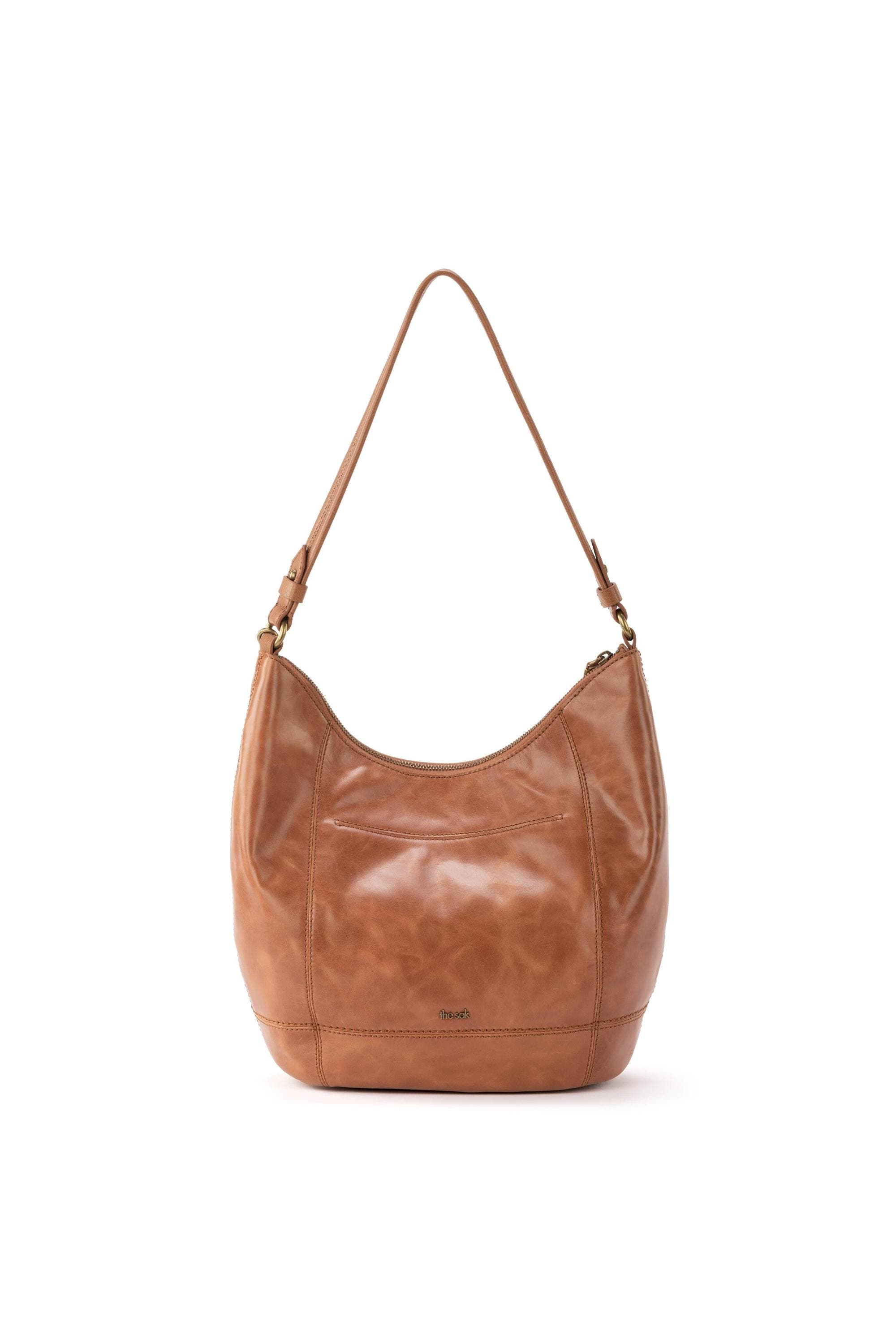 Sequoia Hobo Leather Bag, Alternate, color, Tobacco Floral Emboss
